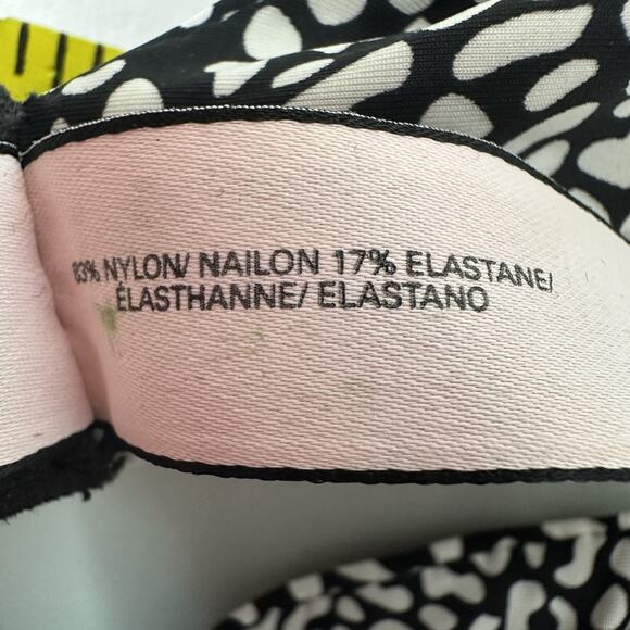 Victoria Secret Perfect Coverage Bra Womens 34C Black Animal Print Underwire - Picture 4 of 10